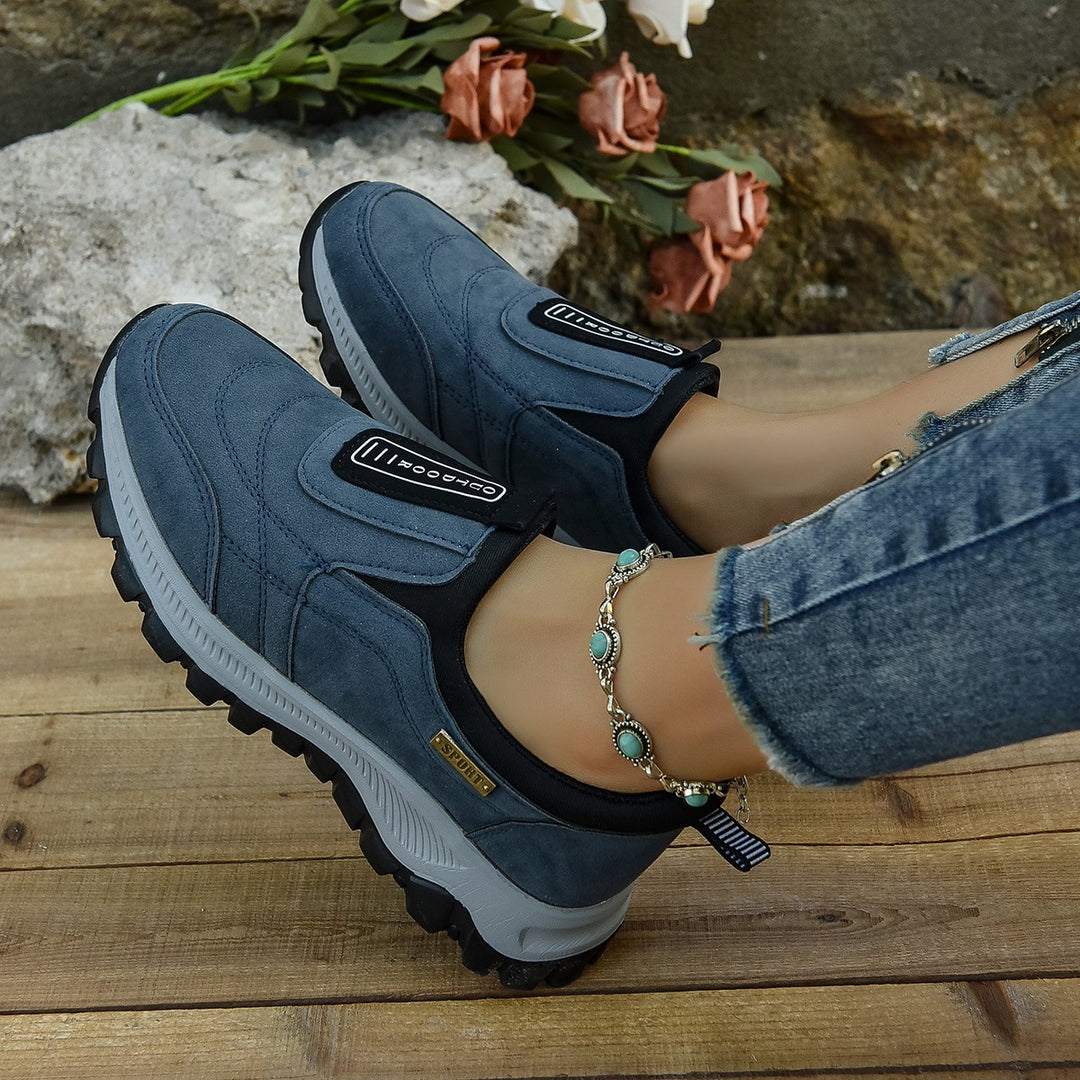 Damen Bequeme Outdoor-Sneaker mit rutschfester Sohle und atmungsaktivem Obermaterial EB