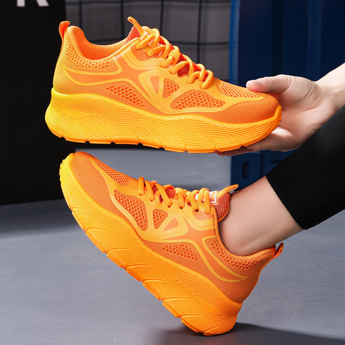 Damen Sportliche Laufschuhe mit atmungsaktivem Mesh-Obermaterial und gepolsterter Sohle EB