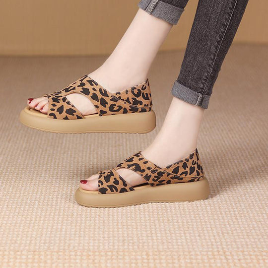 Damen Komfortable und modische Sandalen mit angesagtem Riemchen-Design EB