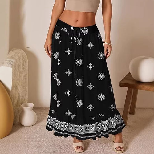 Damen Jumpsuit mit floralem Druck und elastischer Taillierung EB