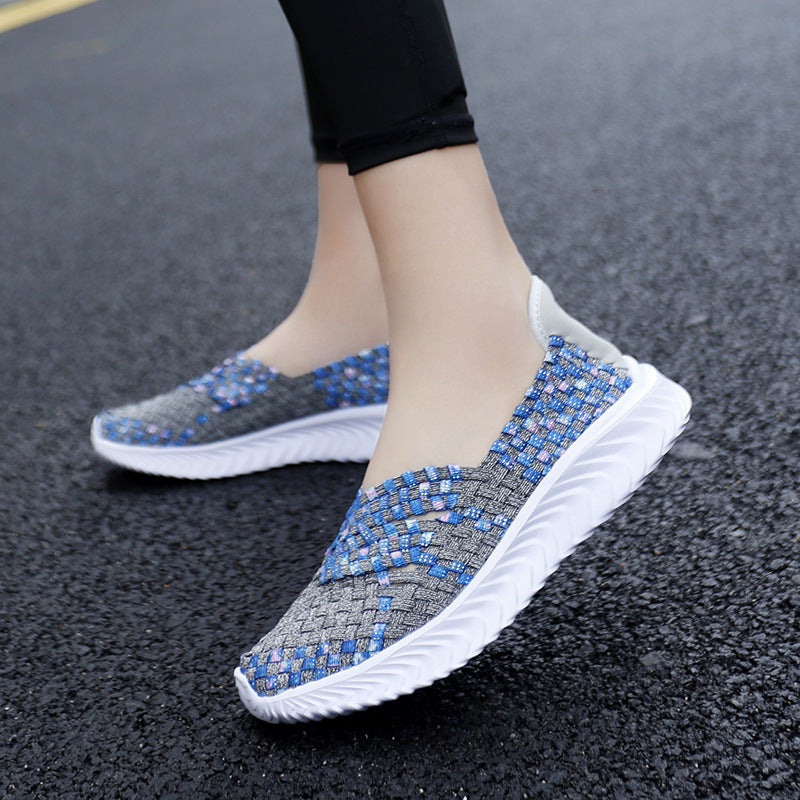 Damen Atmungsaktive Slip-On Freizeitsneaker mit flexiblem Obermaterial EB