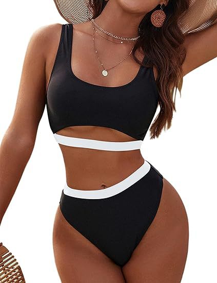 Damen Zweiteiliger Bikini mit innovativen Cut-Out-Details EB