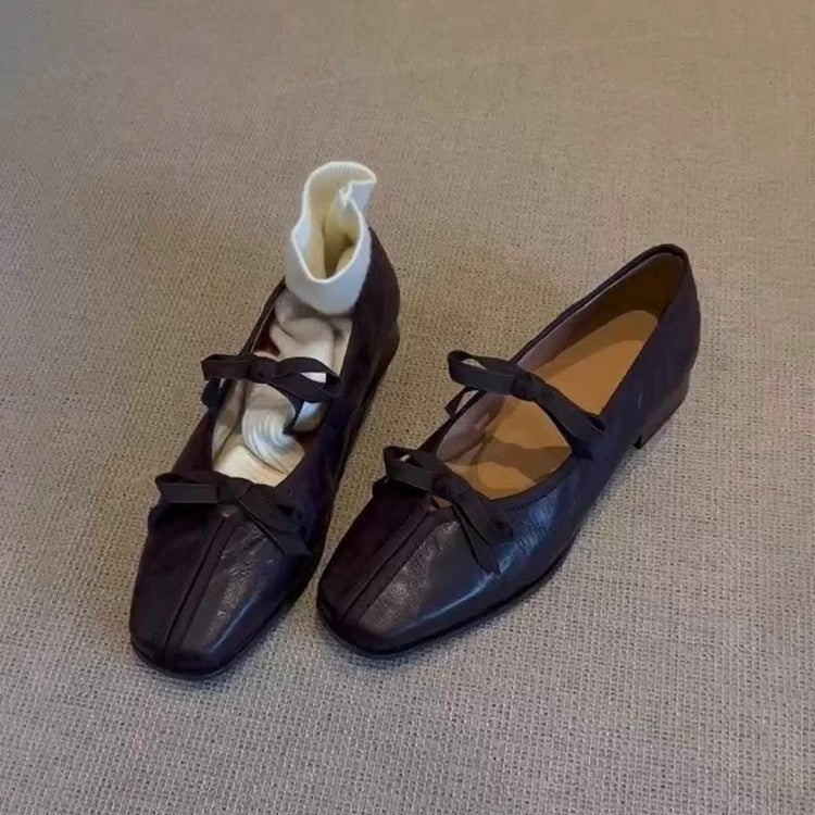 Damen elegante Ballerinas mit modischem Riemchen und komfortabler Passform EB