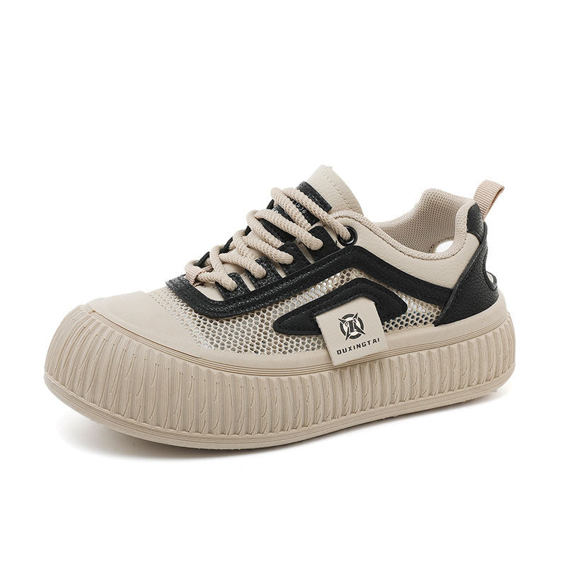 Damen Sportliche Sneaker mit atmungsaktiver Mesh-Oberfläche und verstärkter Sohle EB
