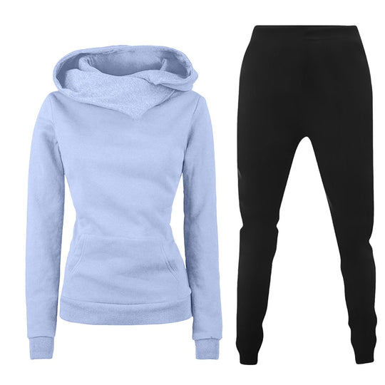 Damen Kapuzenpullover und Sporthose Kombination EB