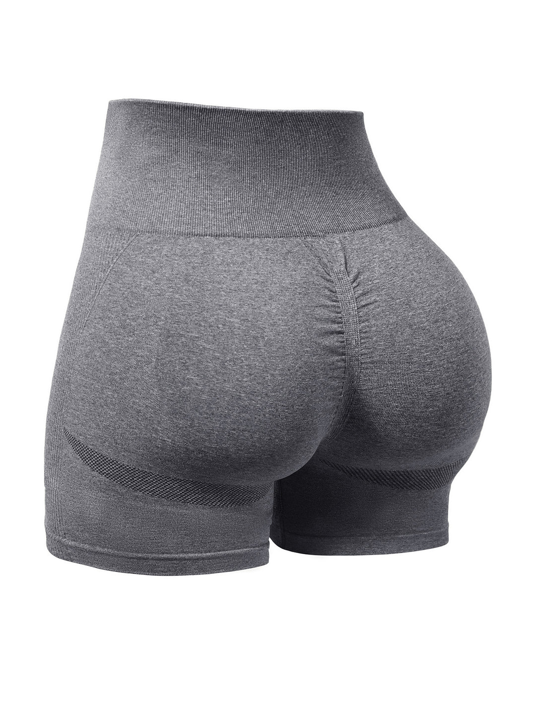 Damen Hochbundige Fitness Shorts mit innovativer Formgebung EB