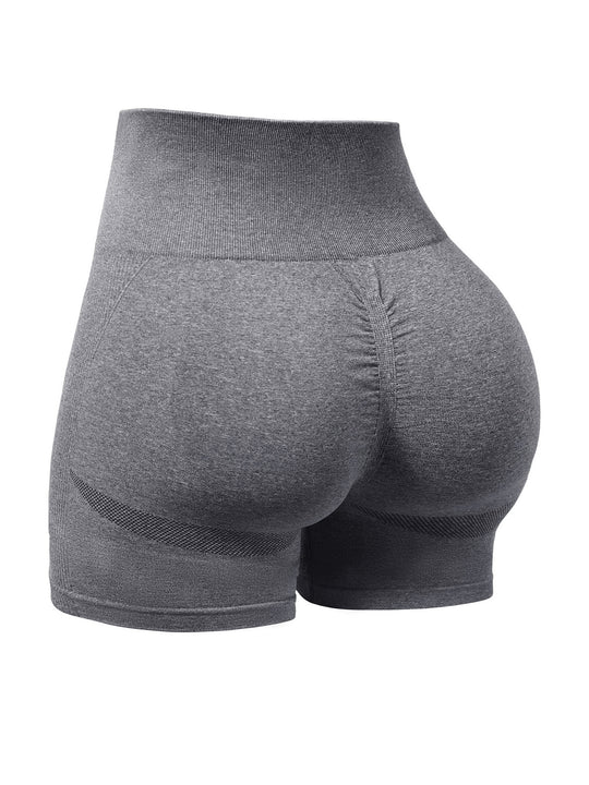 Damen Hochbundige Fitness Shorts mit innovativer Formgebung EB