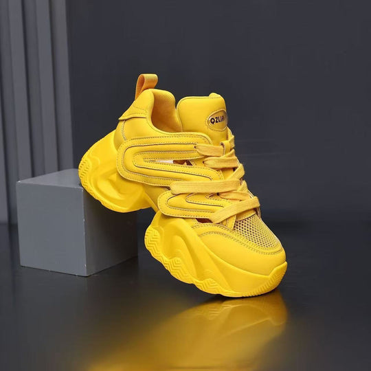 Damen Sportliche Chunky Sneakers mit atmungsaktiver Mesh-Oberfläche und innovativem Dämpfungssystem EB