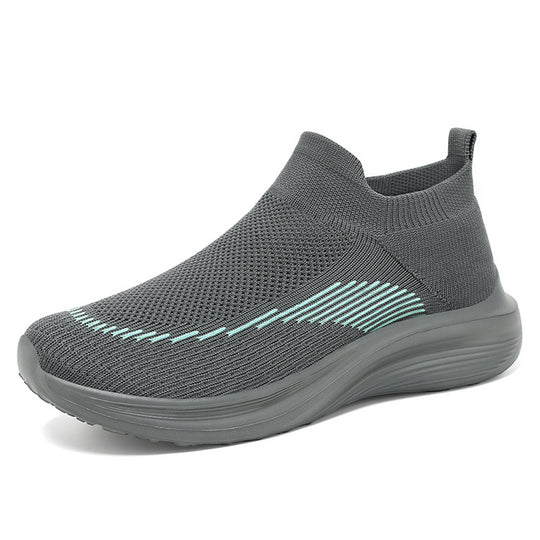 Damen Atmungsaktive und elastische Sneakers mit rutschfester Sohle EB