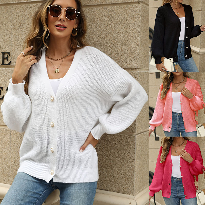 Damen Luftiger Strickcardigan EB