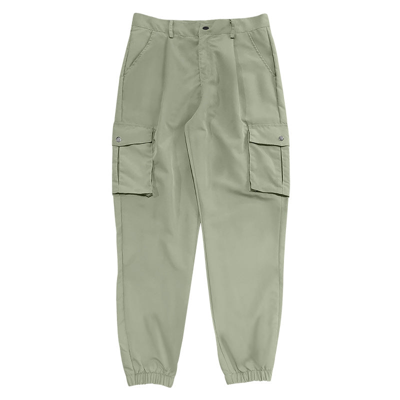 Herren Cargo-Hose mit  elastischem Bund und praktischen Taschen EB