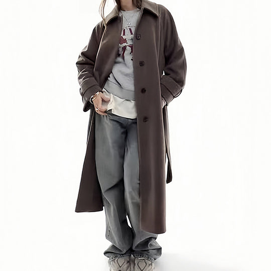 Damen Eleganter und hochwertiger Trenchcoat EB