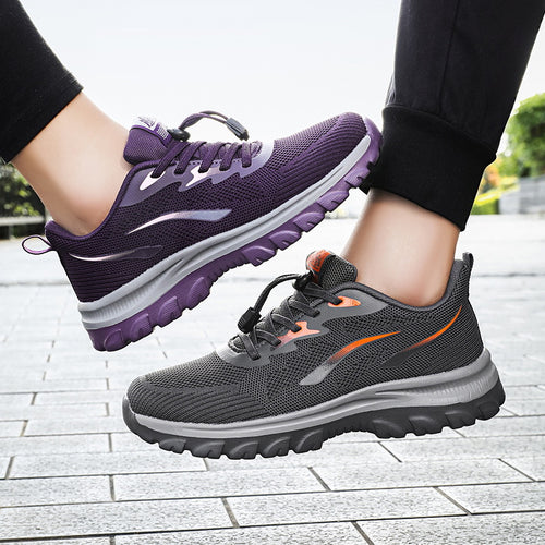 Damen Sportliche Laufschuhe mit dynamischer Schnellschnürung und atmungsaktivem Obermaterial EB