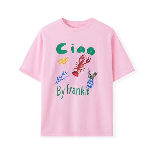 Damen T-Shirt mit künstlerischem Motiv im Vintage-Stil EB