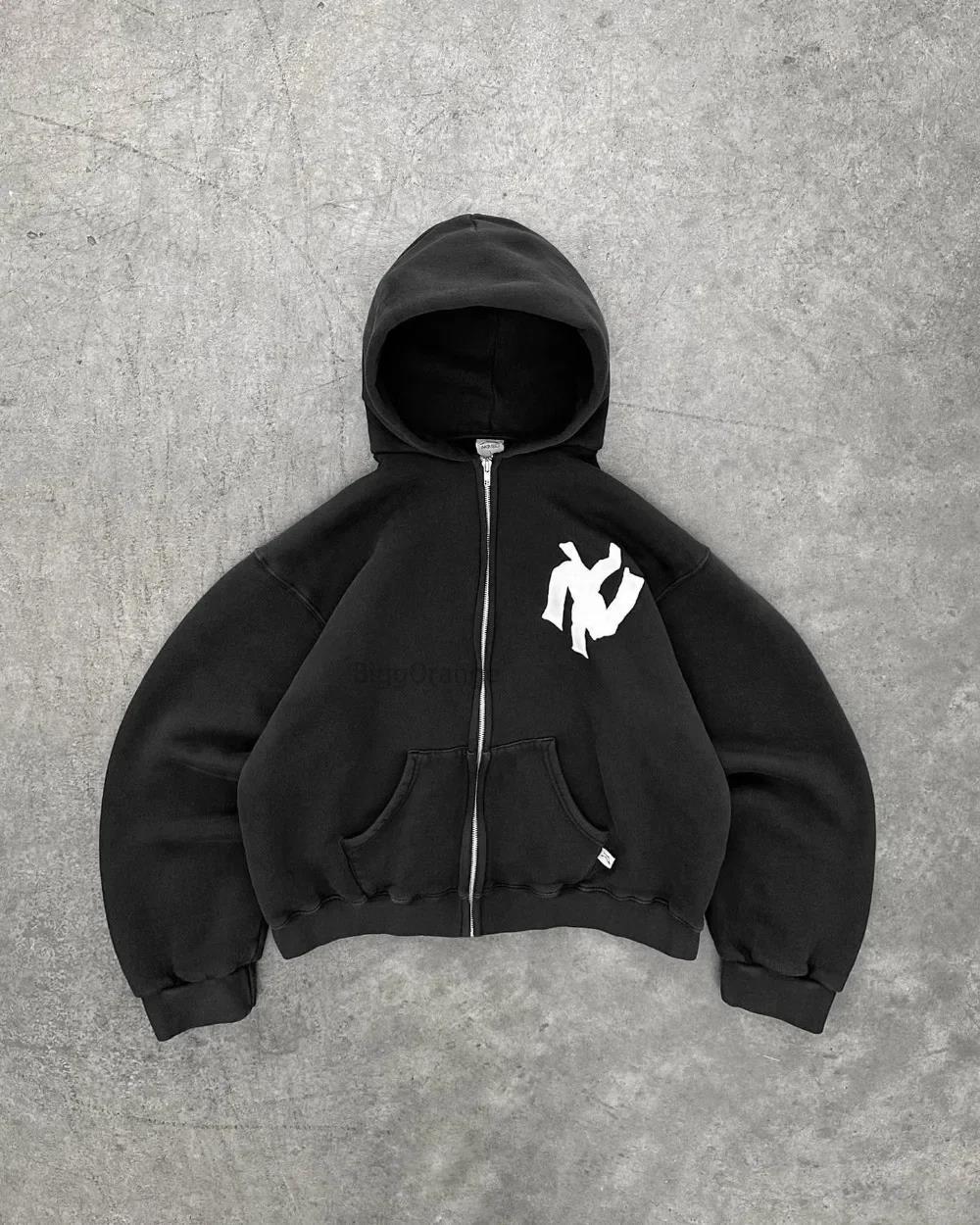 Damen lässiger Sweatshirt mit oversized Passform und großen Kapuze EB