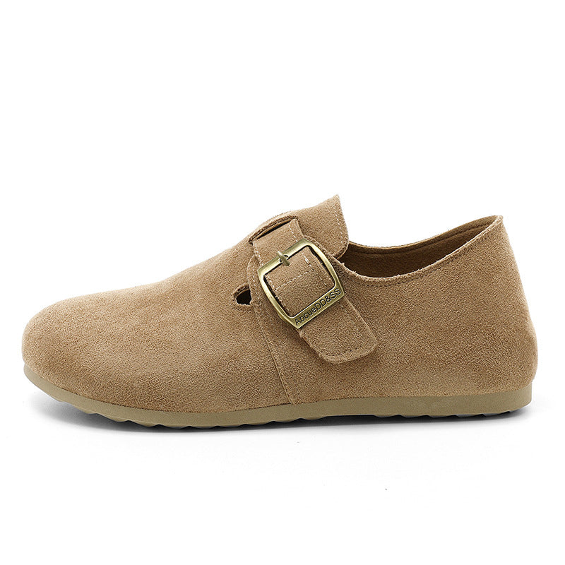 Damen modische Slipper mit verstellbarem Riemen und geschlossener Ferse EB