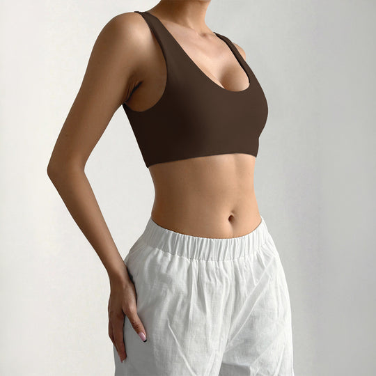 Damen Sport-Bustier mit bequemen breiten Trägern und elastischem Schnitt EB