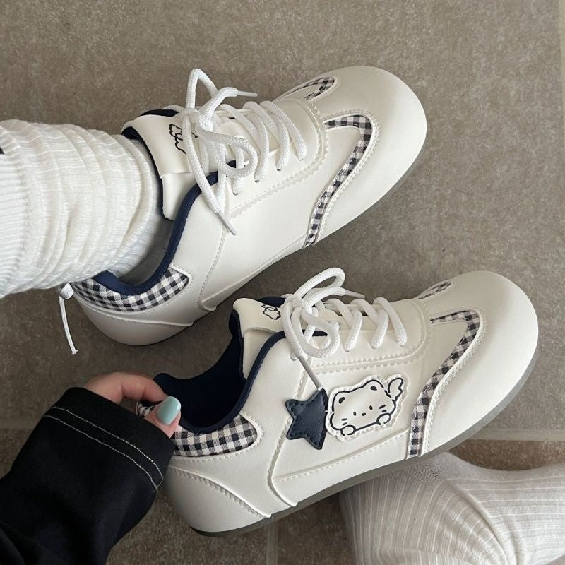 Damen Verspielte Sneakers mit kreativem Motiv und bequemer Polsterung EB