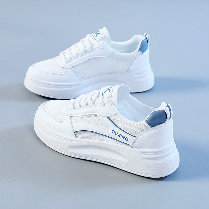 Damen modische Sneaker mit atmungsaktivem Obermaterial und dämpfender Sohle EB
