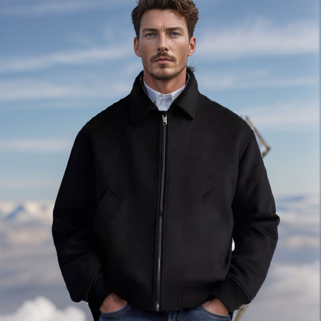 Herren Fleecejacke im sportlichen Stil mit praktischem Reißverschluss und seitlichen Taschen EB