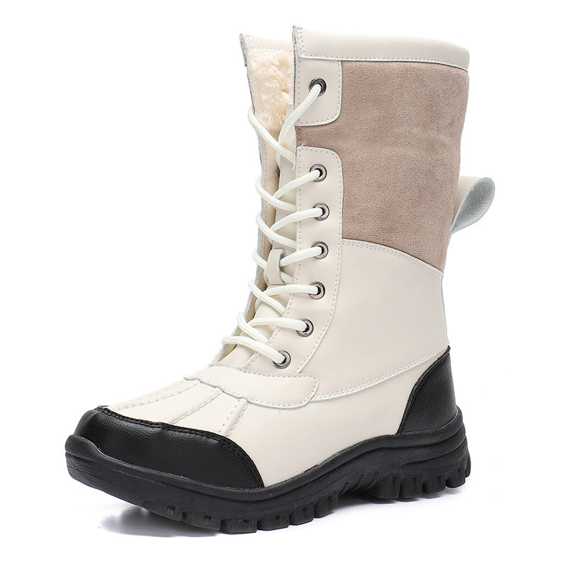 Damen Gefütterte Winterstiefel mit rutschfester Sohle und isolierendem Innenfutter EB