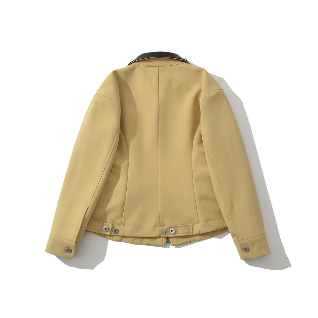 Damen modische kurz geschnittene Jacke mit details EB