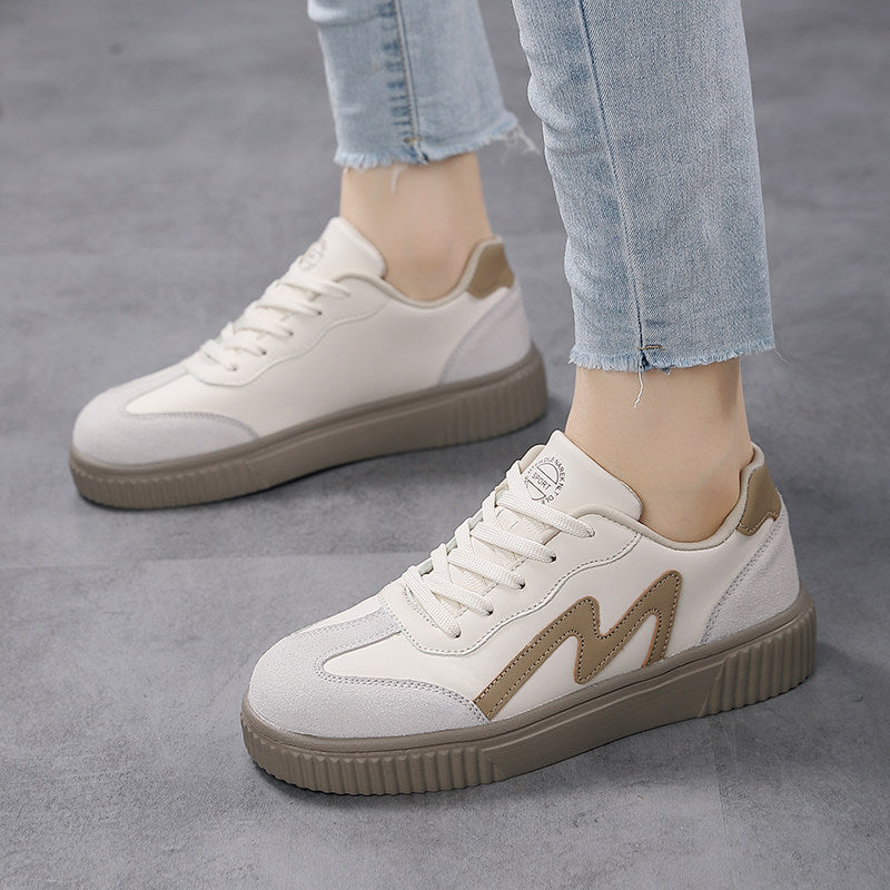 Damen Sneakers mit stylischem Minimaldesign und rutschfester Sohle EB