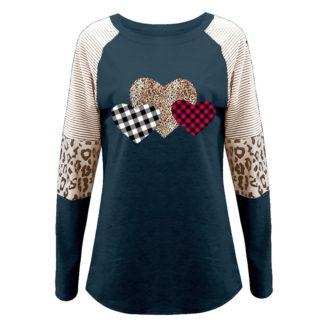 Damen Langarmshirt mit herzigen Motiven und trendigen Mustern EB