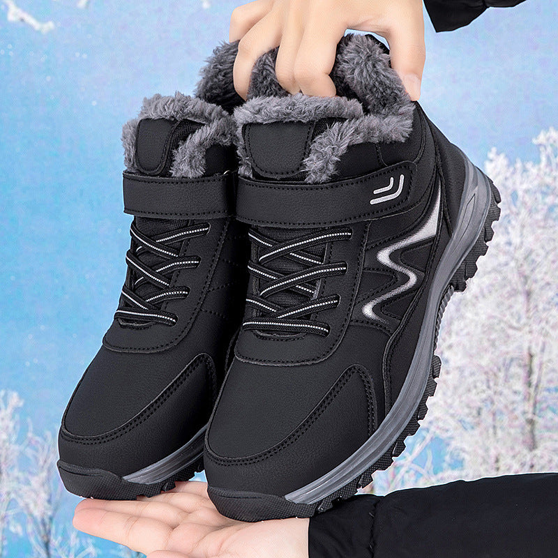 Damen Winterstiefel mit isolierendem Warmfutter und praktischem Klettverschluss EB