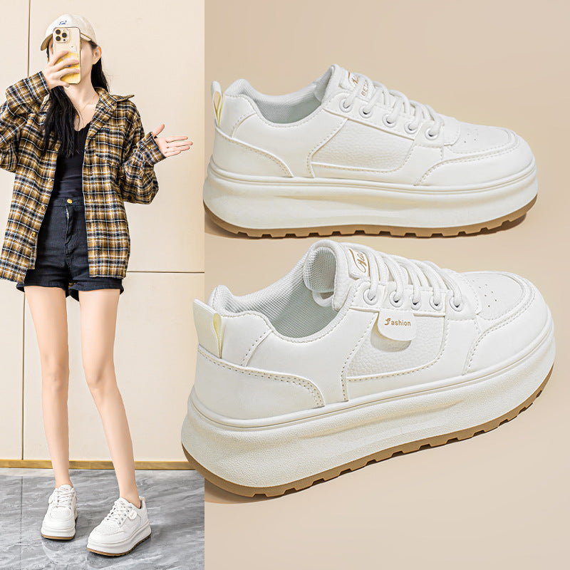 Damen Sportliche Plattform Sneakers mit extra dämpfender Laufsohle und flexibler Passform EB