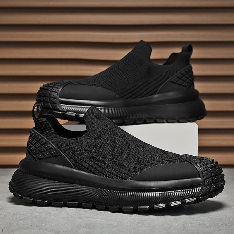 Damen Slip-On Sportschuhe mit atmungsaktivem Obermaterial und rutschfester Sohle EB