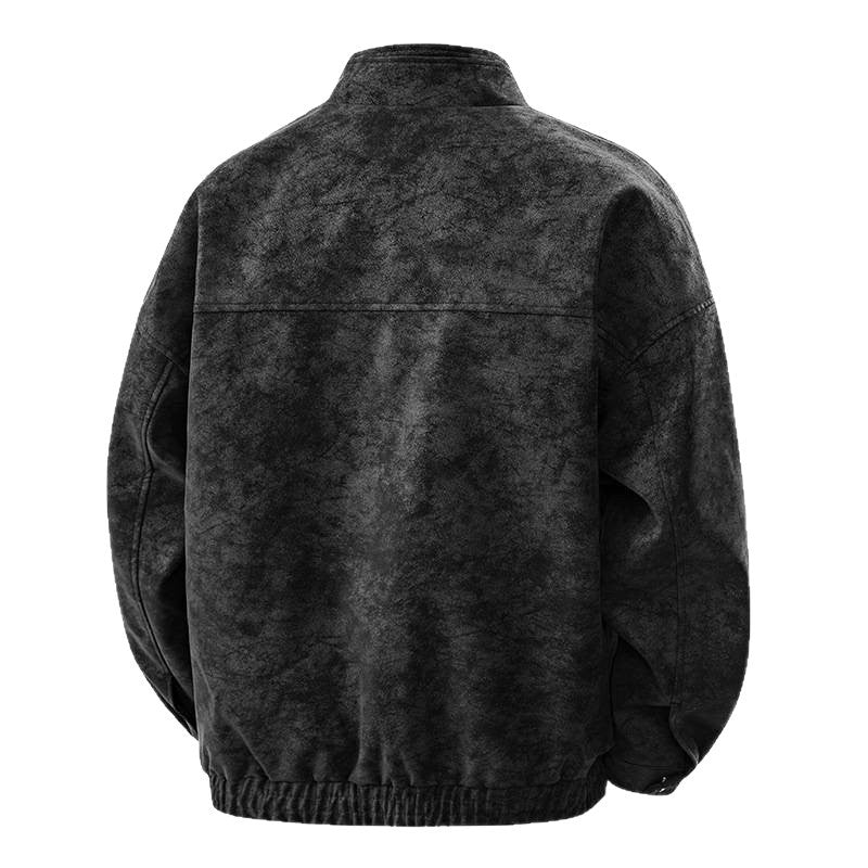 Herren Übergangsjacke mit zwei Brusttaschen und hochstehendem Kragen EB