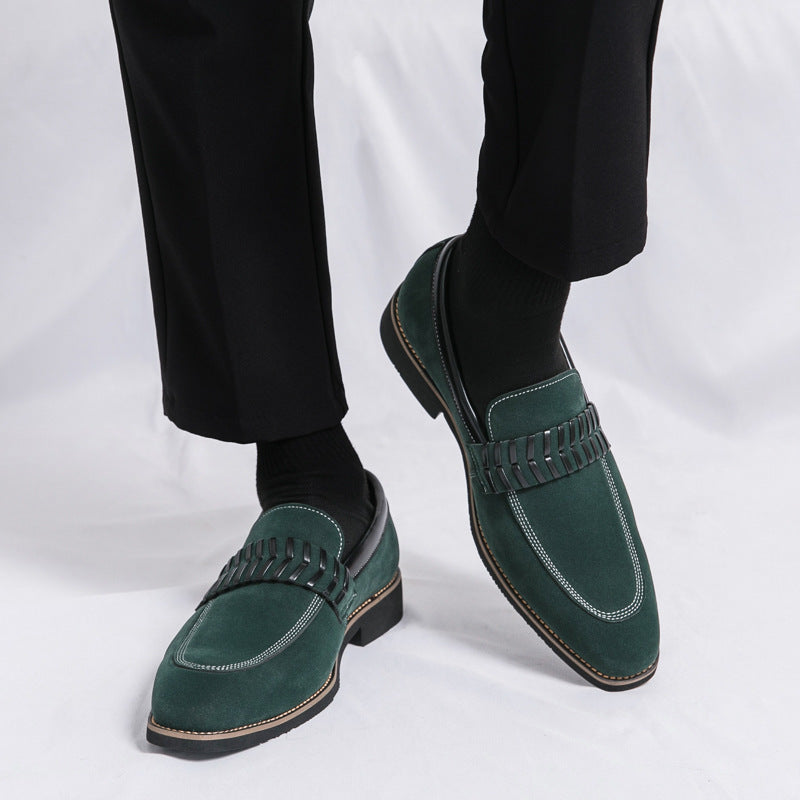 Damen elegante Mokassins mit modischem Riemen EB