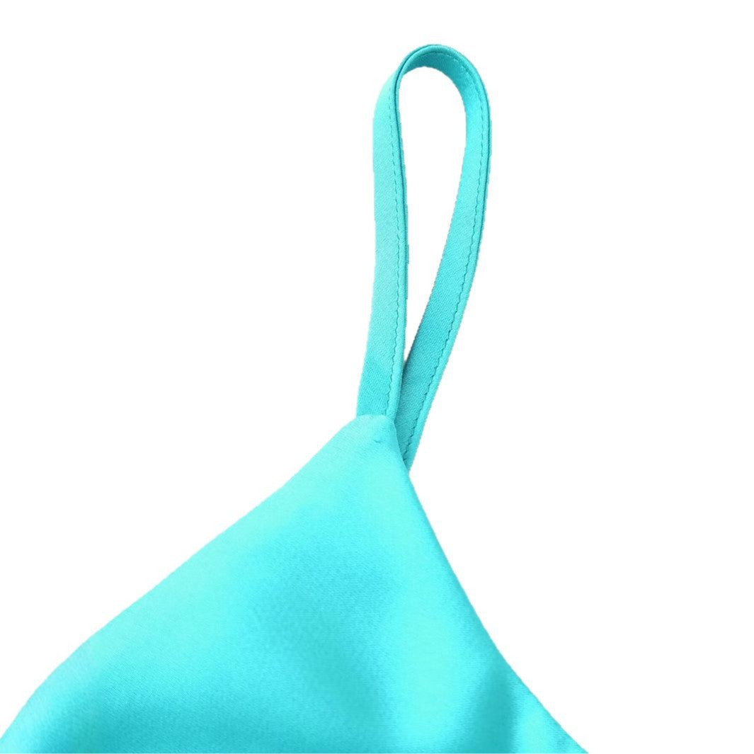 Damen Maxikleid mit einem eleganten Oberteil und zarten Rüschen EB