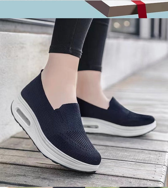 Damen Komfortable Slip-On Sneakers mit dämpfendem Air-System EB