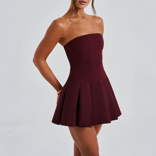Damen Bustierkleid mit ausgestelltem Rock EB