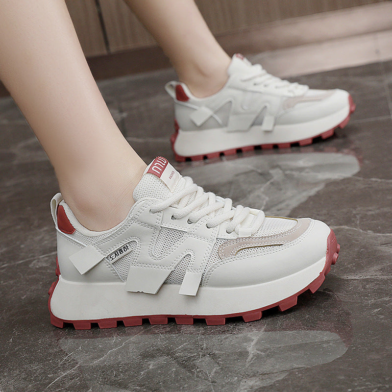 Damen Sportliche Lauf-Sneaker mit rutschfester Sohle und atmungsaktivem Obermaterial EB