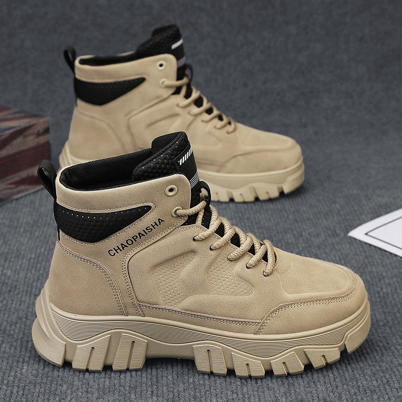 Damen Outdoor High-Top Sneakers mit rutschfester Sohle und atmungsaktivem Obermaterial EB