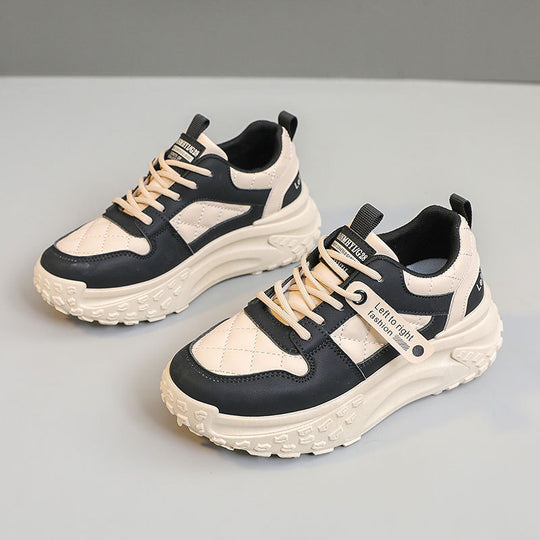 Damen Sportliche Chunky Sneakers mit gepolsterter Laufsohle EB