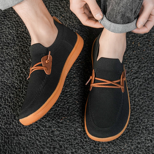 Damen Bequeme Slip-On Sneakers mit flexiblem Obermaterial und atmungsaktiven Eigenschaften EB