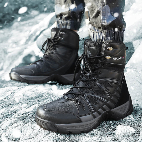 Damen Isolierte Winterstiefel mit rutschfester Sohle und wärmendem Innenfutter EB