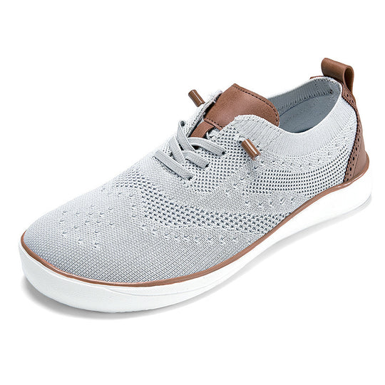 Damen bequeme und atmungsaktive Sneakers mit elastischer Strick-Oberfläche EB