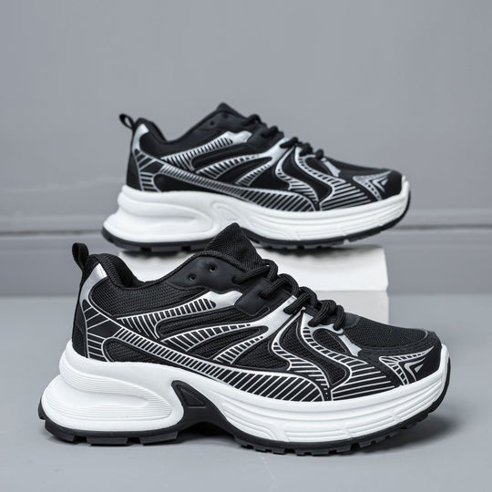 Damen Sportliche Sneakers mit atmungsaktiver Mesh-Oberfläche und stabilisierender Sohle EB