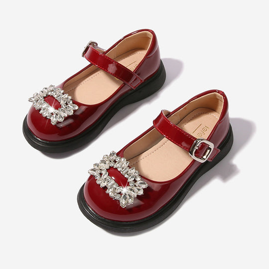 Damen Ballerinas mit modischem Strassbesatz EB