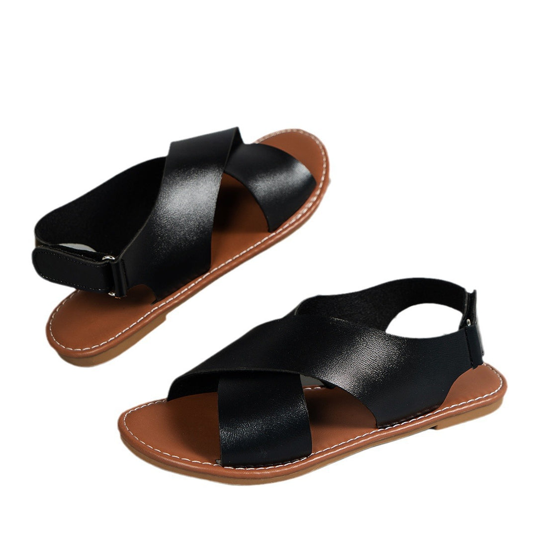 Damen Komfortable Riemchen-Sandalen mit elegantem Schnitt EB