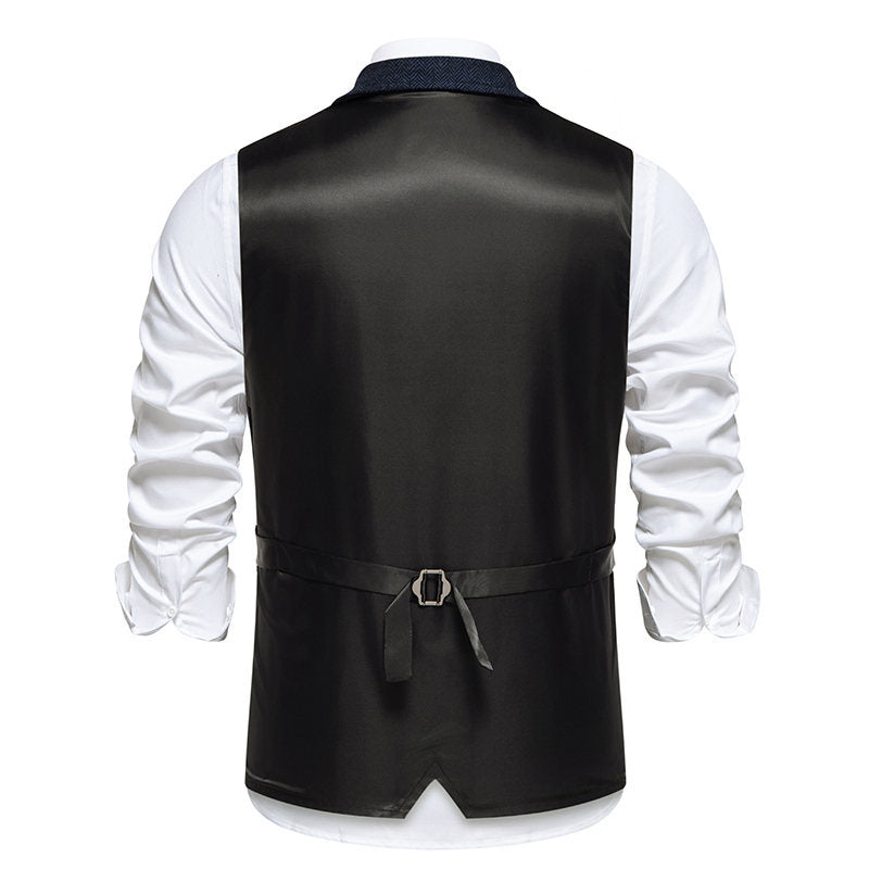 Herren Baumwoll-Feincord Weste EB