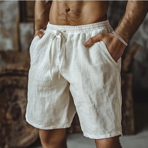 EB | Herren-Schnürshorts aus Baumwolle