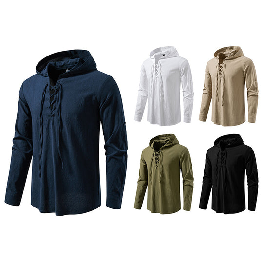 Herren Kapuzentop mit einzigartigem Schnürdesign EB