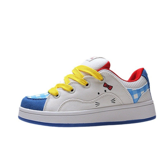 Damen Sneakers mit verspieltem Design und atmungsaktiver Mesh-Oberfläche EB