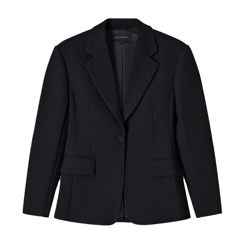 Damen Oversized Blazerjacke mit besonderen Knopfdetails und lässigem Schnitt EB